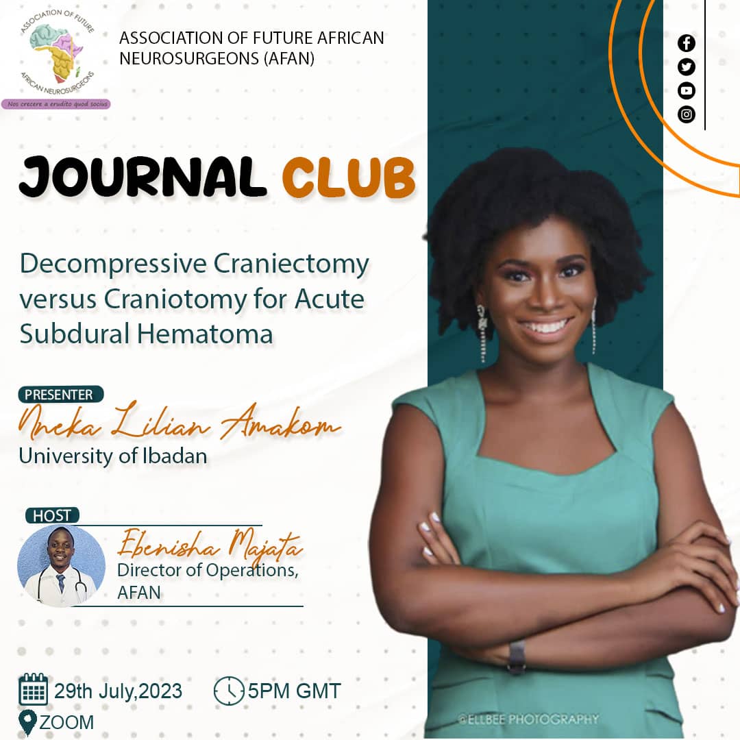 Happening tonight💯🔥🔥
<a href="/FutureAfroNS/">Future African Neurosurgeons</a> 💯