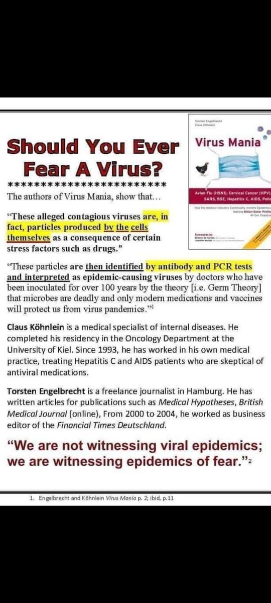 Alchemywizzard's tweet photo. @zianiniSLO @Travis_in_Flint This is not a "False" narrative but a #TerrainModel narrative.
Check out this book written by Terrain model minded Drs and Scientists to truly rid yourself of the fear of infinitely small , hardly measurable particles.
👇 https://t.co/yZ4PKy5uNN