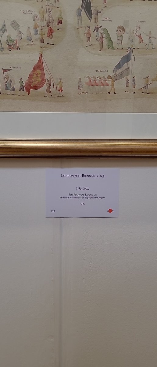 Sold! #londonart #biennale #art #londonartbiennale