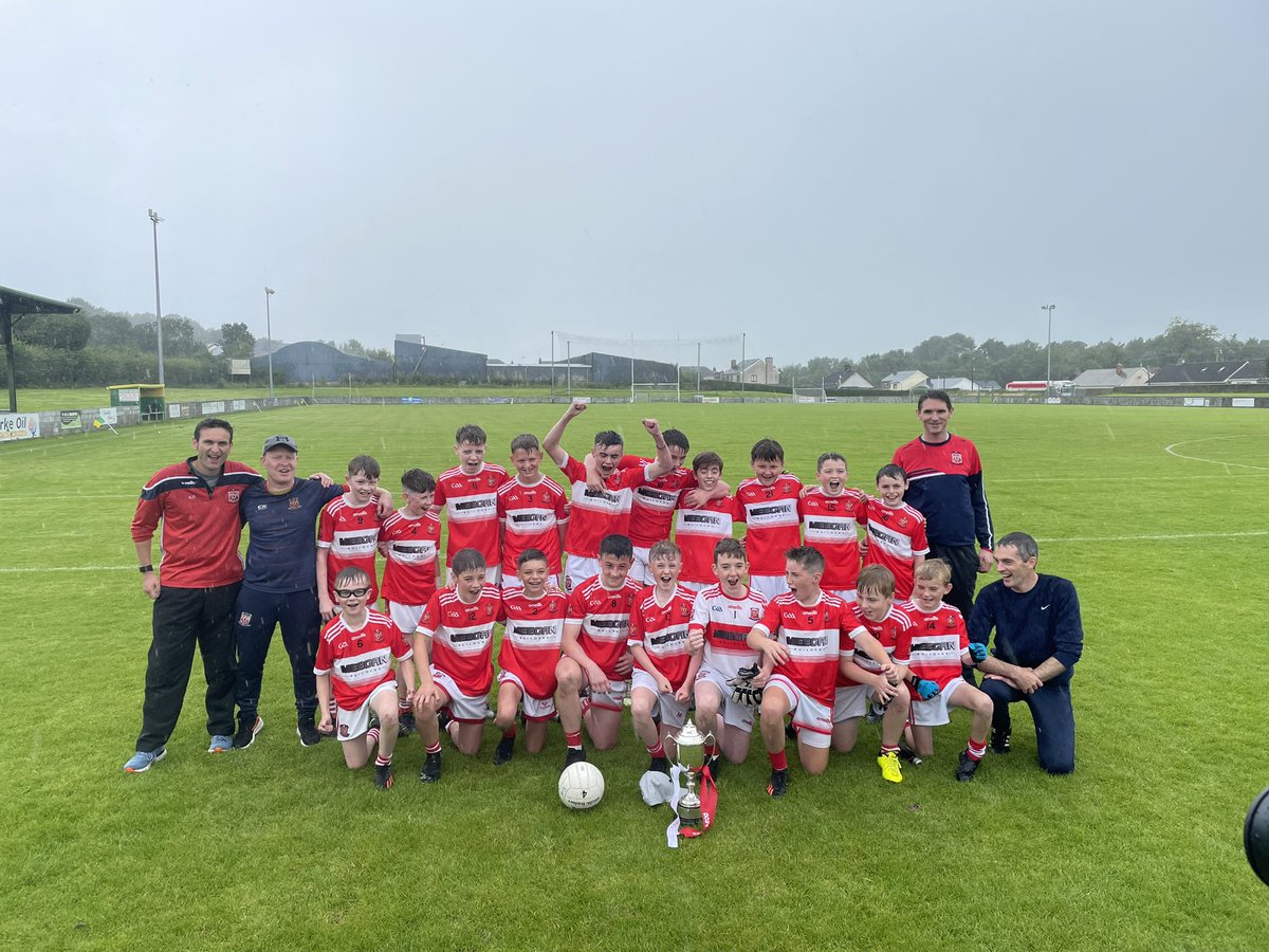 DonaghmoyneGaa's tweet photo. The Coyle Cup Returns to Donaghmoyne 🏆🏆🏆 well done to our U13s on a fantastic win today over a Magheracloone team who kept battling to the very end. Congratulations to managers Gabrial, Colm, Frank and Alan and all the players on a brilliant display full of heart and spirit 👏 https://t.co/v4vUD80zbV