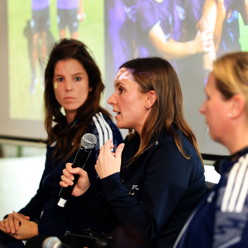 FIFAcom's tweet photo. "What is the metric of success for each member association?"

FIFA brought @OFCfootball member associations together this week, holding the latest Knowledge Exchange workshop in Wellington/Te Whanganui-a-Tara.