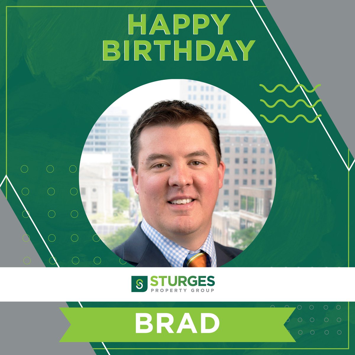 HAPPIEST OF BIRTHDAYS to the best boss we could ask for! 🙌 Thanks, Brad, for making Sturges a ✨ TERRIFIC ✨ place to work. We hope you celebrate 🎂 all weekend long!
#sturgespropertygroup #happybirthday #realestatecompany #bestboss #commercialrealestate #fortwayne #indiana