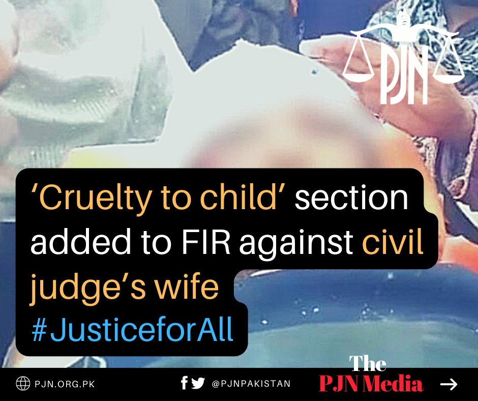 PJNPakistan's tweet photo. #JusticeForRizwana #JusticeFor_Rizwana 
Sections related to attempted murder, fracturing bone, deep wounds, breaking teeth, hiring underage as maid and concealing facts should also be added to case. @SarahAhmad_CPWB, @NCRC_Pakistan, @AyeshaRaza13, @NCRC_Pakistan, @nchrofficial https://t.co/XG0cuPmVHy