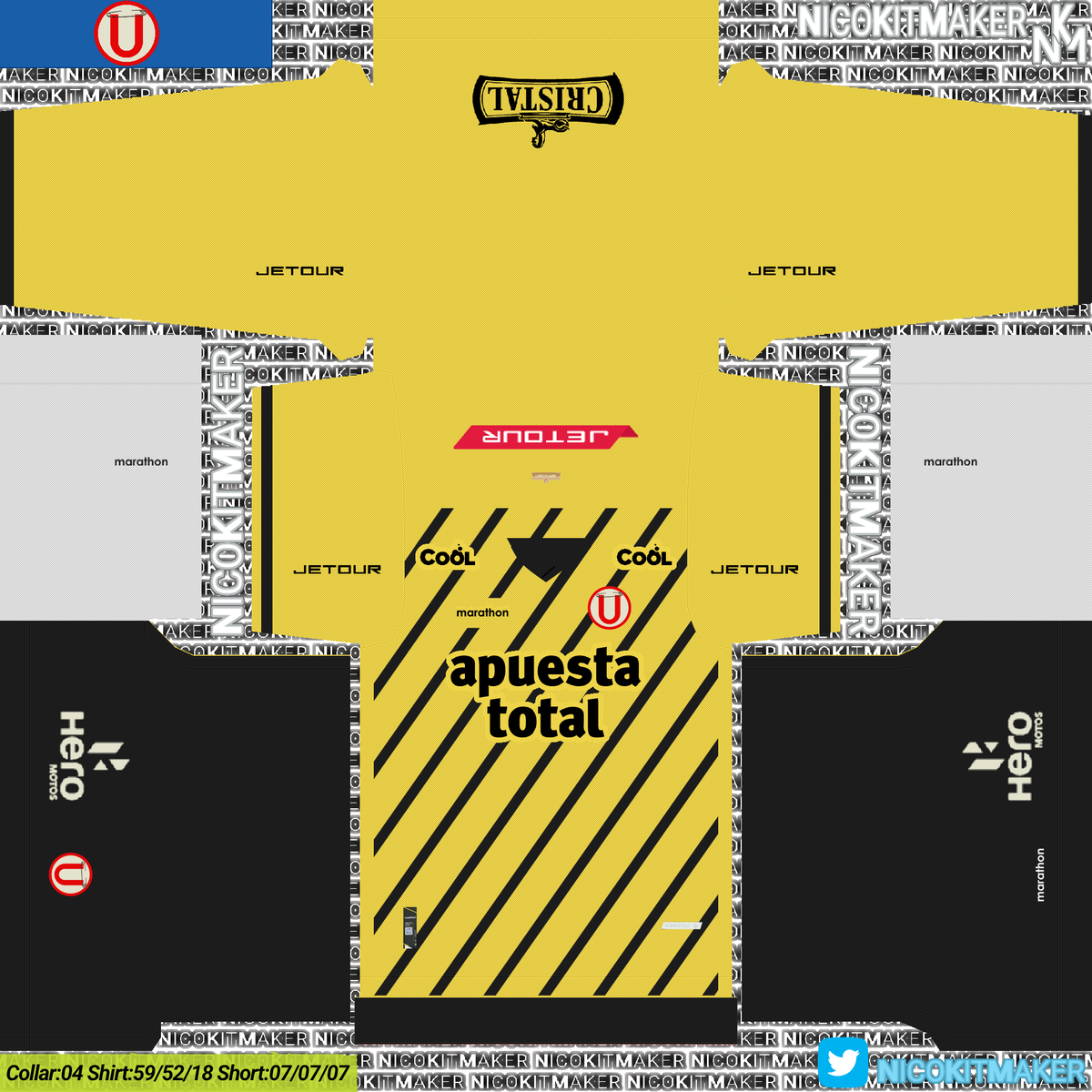 NicoKitMaker's tweet photo. Kits HOME/GK de @Universitario "99 años" para #PES2021 con y sin sponsors...
Espero que les guste
Tu donación motiva
https://t.co/ofJNhnn2Ph
.#1MCREMAS
.
#pes #pes2020 #kitpes #eFootball #Universitario
MEJOR CALIDAD EN DRIVE
Drive: https://t.co/KcrMcSQS5q https://t.co/D1rvthsmwt