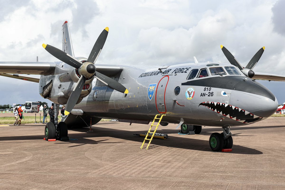 SKYCA777's tweet image. #RIAT2023
Romanian Air force🇷🇴
Antonov AN-26 810
