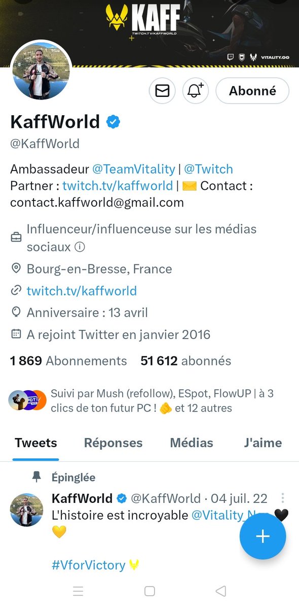 coolmout's tweet photo. @KaffWorld Bonne chance à tout le monde https://t.co/GZjpwxZoRP