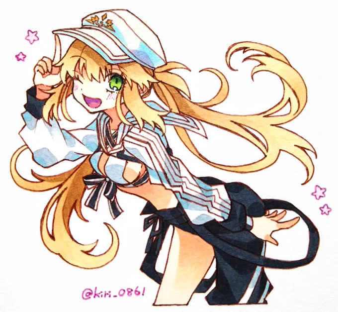 アルトリア・キャスター(水着)  #fgo