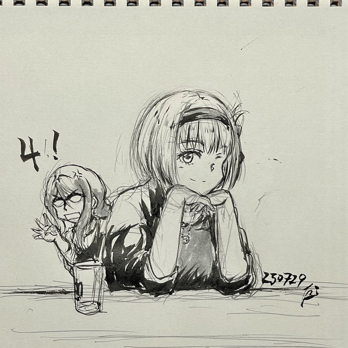 #リコリコ #1日1nskg そういうわけで今日は怒りのミズキ回です(違いますスタンスフィールド真島さん初登場回です)