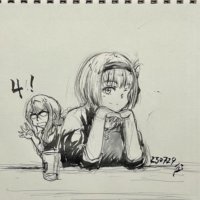 #リコリコ #1日1nskg そういうわけで今日は怒りのミズキ回です(違いますスタンスフィールド真島さん初登場回です)