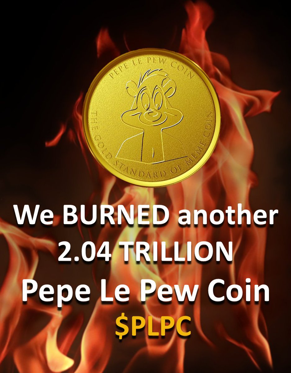Dave Rahman (@cryptorahman) on Twitter photo My Saturday starts with burning another 2+ TRILLION #pepelepewcoin crypto tokens🔥
💥That's right! $PLPC lights up the #cryptomarket as true deflationary token with doxxed team, utility, 0% tax, game + governance, #NFTGiveaway and more!
<a href="/FJCrypto/">FJ Crypto</a> <a href="/darcydonavan/">DarcyDonavan.x</a> <a href="/ProTheDoge/">SlumDOGE Millionaire</a> My Saturday starts with burning another 2+ TRILLION #pepelepewcoin crypto tokens🔥
💥That's right! $PLPC lights up the #cryptomarket as true deflationary token with doxxed team, utility, 0% tax, game + governance, #NFTGiveaway and more!
<a href="/FJCrypto/">FJ Crypto</a> <a href="/darcydonavan/">DarcyDonavan.x</a> <a href="/ProTheDoge/">SlumDOGE Millionaire</a>