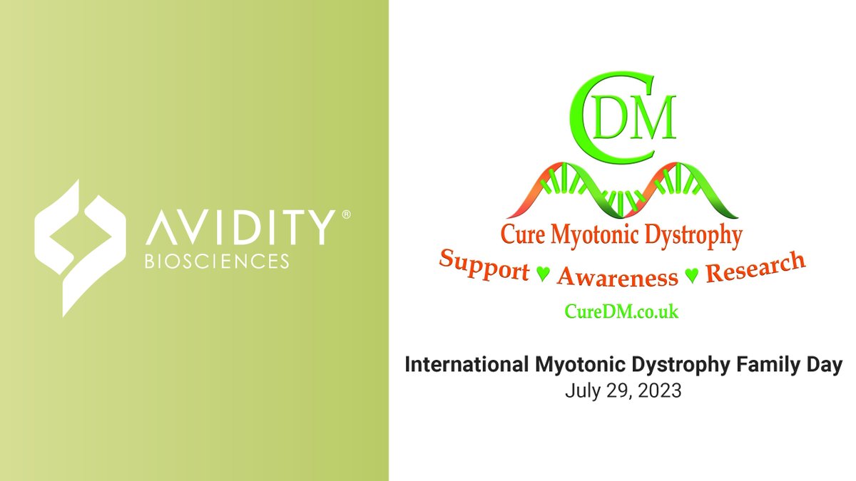 Today we honor International Myotonic Dystrophy (DM) Family Day & show our continued support for people living with #DM1 & their families. Organized by @CureDMCharity, this event brings families together to support each other & raise awareness. Learn more: congenitalmyotonicdystrophy.org/contents/en-uk…