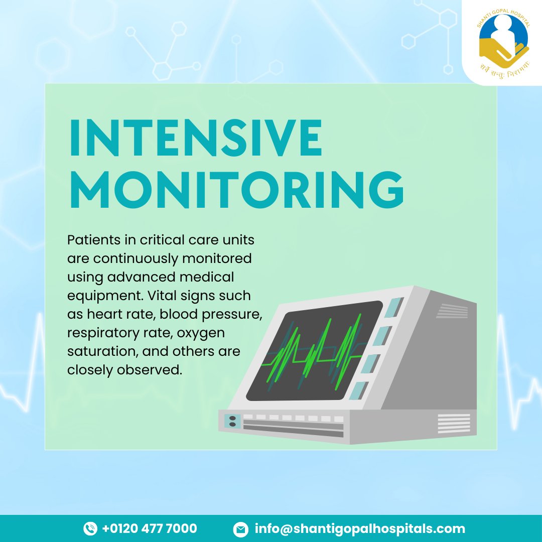 GopalHospitals's tweet image. From advanced medical equipment to specialized medical teams, the critical care unit is an amazing place for patients to receive the intensive monitoring and life-saving interventions they need. 

#CriticalCare #AdvancedLifeSupport #PainManagement #NutritionalSupport