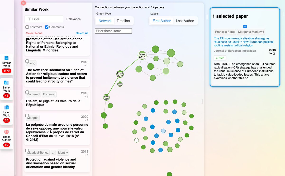 PAnnicchino's tweet image. I&apos;m using #ResearchRabbit as a research tool. Highly recommended  researchrabbitapp.com/home