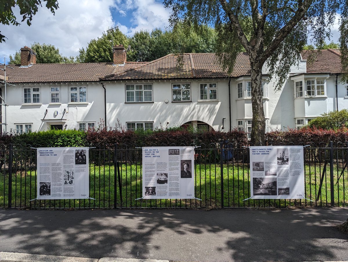 MunicipalDreams's tweet photo. The Salter Exhibition celebrating the life and work of Ada and Alfred Salter launches today at Wilson Grove, Bermondsey - a council scheme that represented their high but always practical ideals Do pop along if you can, it will be here for a few weeks. https://t.co/d8kYKwTeDf