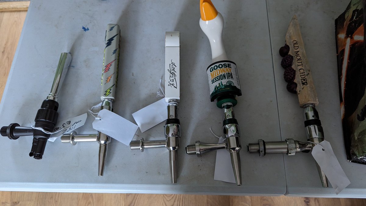 Just purchased all these taps from a local antique and collectables centre. Part of an ongoing project that will hopefully be completed by summer next year...
#beer #homebrew