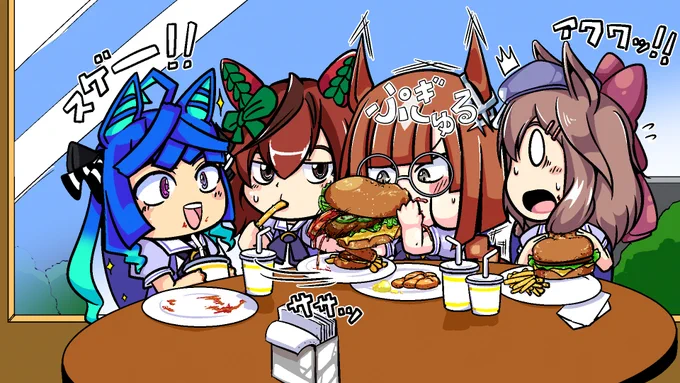 原稿と、今後の予定とウマ娘ウマ娘。#今月描いたイラストを晒そう 