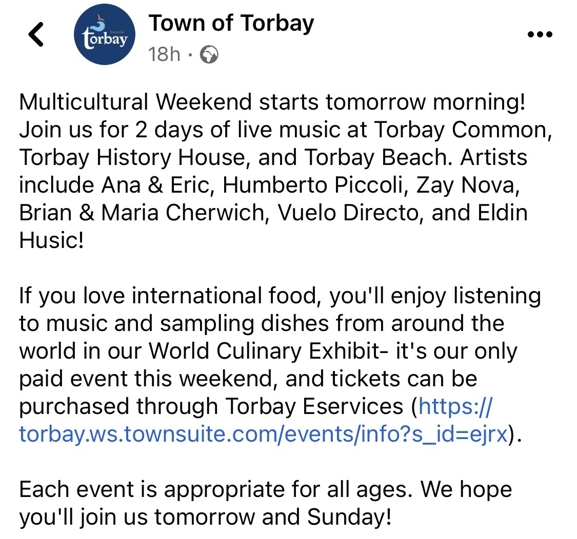 #TorbayNL @torbaynl #NLarts

World Culinary Exhibit torbay.ws.townsuite.com/events/info?s_…