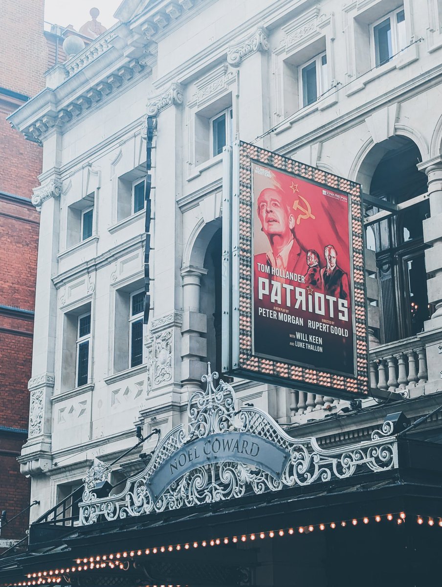 Today's #saturdaymatinee. Can't wait. #satmat #patriots #theatre #london #almeidawestend
