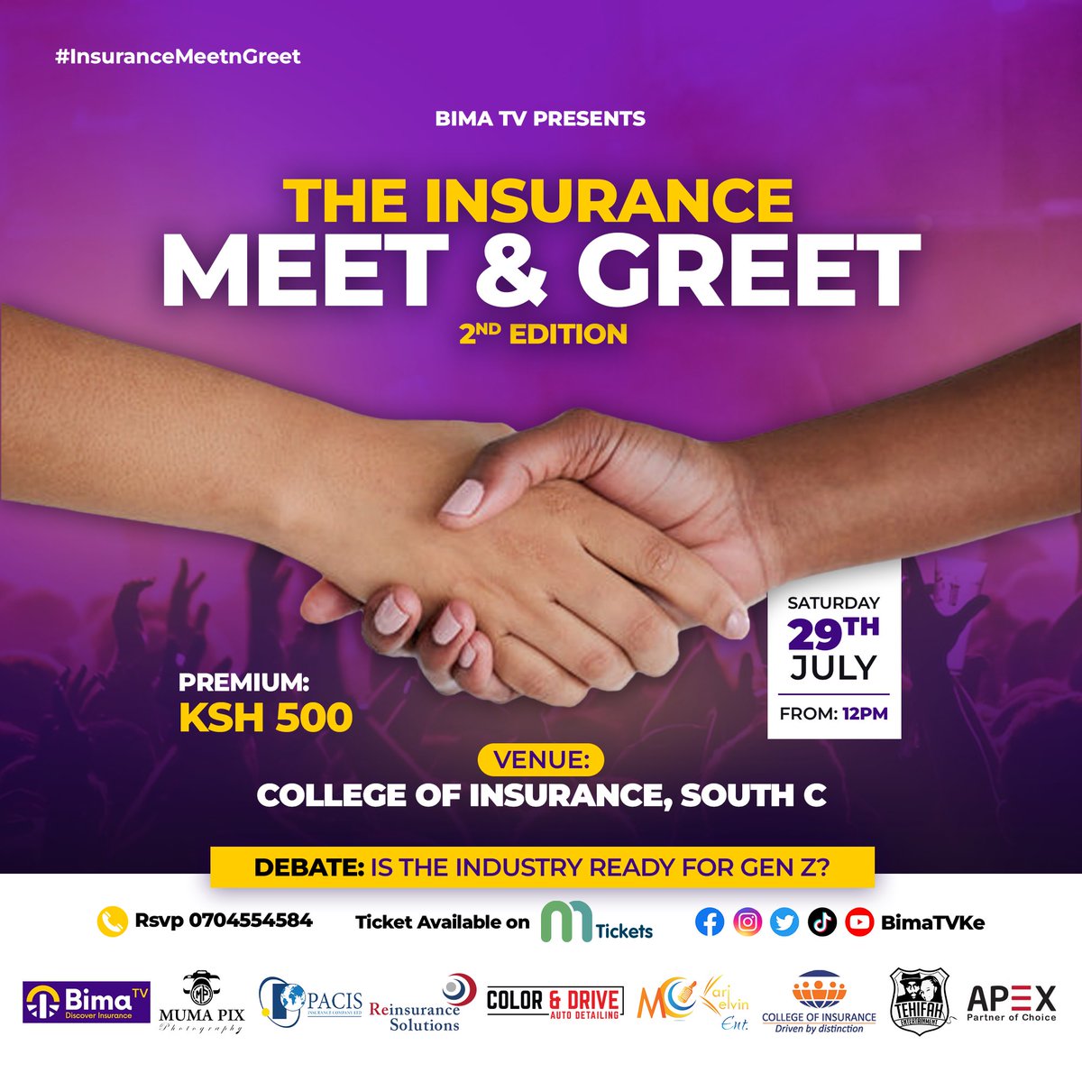 BimaTvKe's tweet image. Happening now, The insurance Meet n Greet at The Edge!

#insurancemeetngreet
#insurancedebate