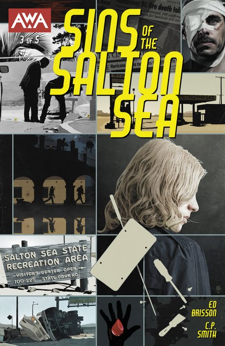 Dave_DSG's tweet photo. Advance review (4.5/5 ⭐️) in spanish/english of
SINS OF THE SALTON SEA #3!
https://t.co/JdbHSfjXTF
Writer @edbrisson
Art #CPSmith
Letterer @HassanOE
Cover @trbradstreet
Out onAugust 2 from @AWA_Studios https://t.co/3RTUu30Jk7