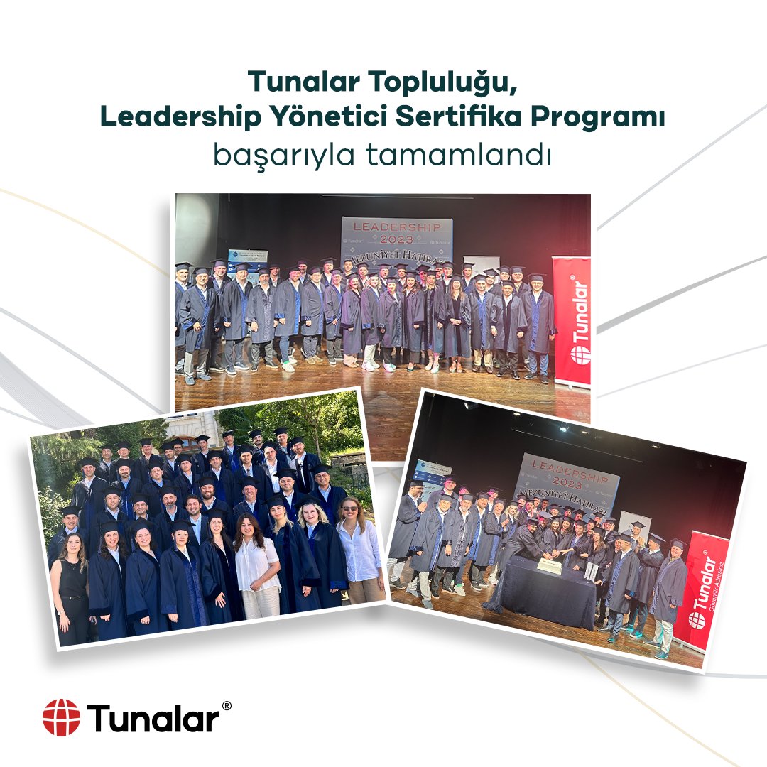 tunalar's tweet photo. Boğaziçi Üniversitesi iş birliği ile hayata geçen Tunalar Topluluğu Leadership Yönetici Sertifika Programı sona erdi.
6 aylık bir eğitim sürecinin ardından sertifikalarını alan tüm yöneticilerimizi tebrik ediyoruz.
#Tunalar #TunalarTopluluğu #Leadership #YöneticiSertifikaProgramı #Rentgo #TZXTravel #TunalarSigorta #ETunalar #Otomobilen #opuqo