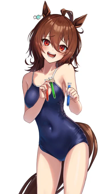 泳ぎが上手くなる薬だよ～ #ウマ娘