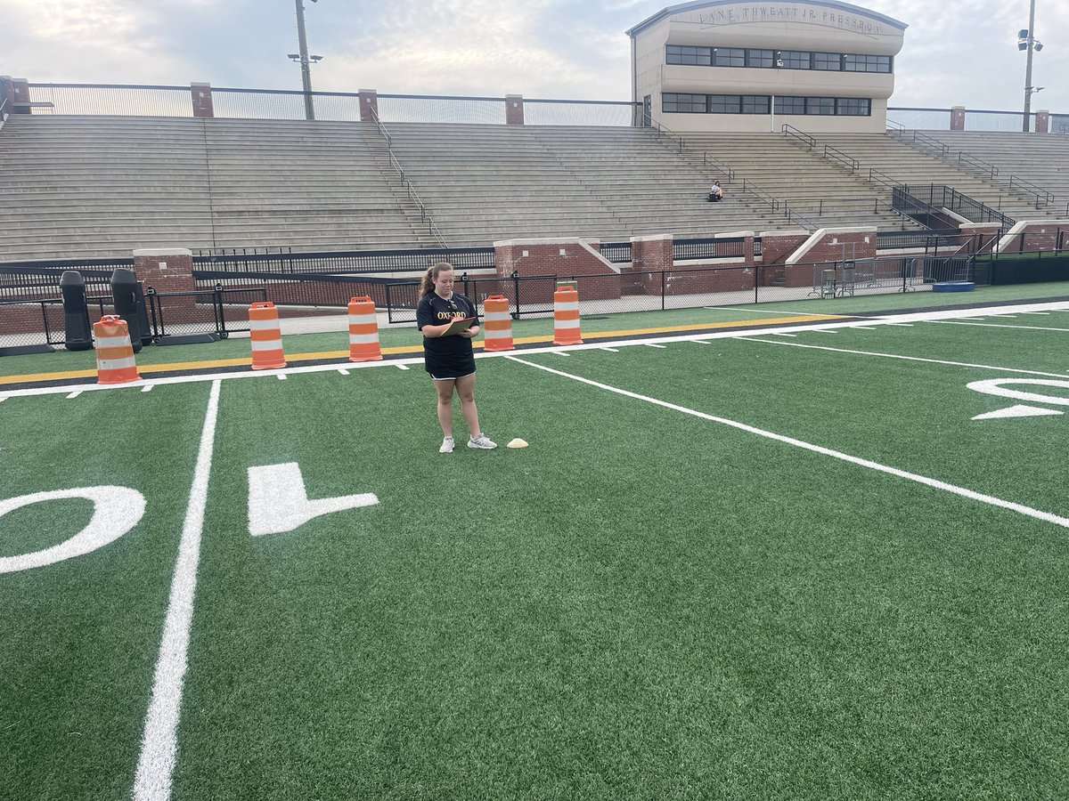 OLDGOLDSPORTS's tweet photo. Oxford PARD Flag Football skills camp about to get started.  Your 2023 Oxford Flag Football team is helping out today. # GoBigO 
#SPEED https://t.co/0MBkiARbC9