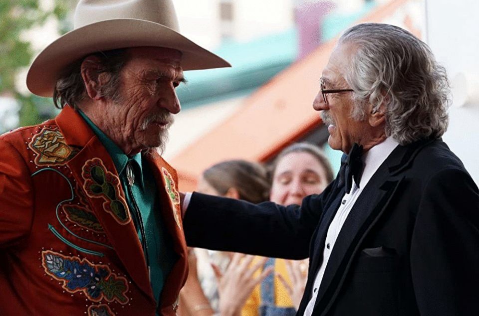LCJReviews's tweet photo. It has now been over two years since I screened #TheComebackTrail (on July 1, 2021) and the Robert De Niro / Tommy Lee Jones / Morgan Freeman comedy STILL hasn't been released in North America. Will it ever happen? https://t.co/Gbs6mBGpVY