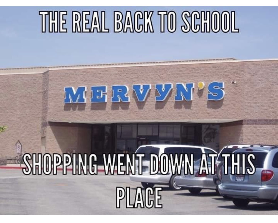 CastellKim's tweet image. Have you ever shopped at a Mervyn’s?