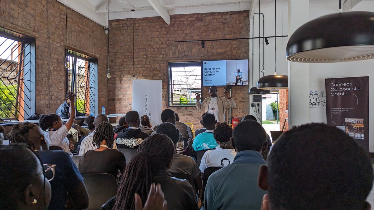wayne_gakuo's tweet photo. @Ngesa254 on "Keras for the Curious & Creative".
#IOExtendedEldoret https://t.co/eVSzxfS0EV