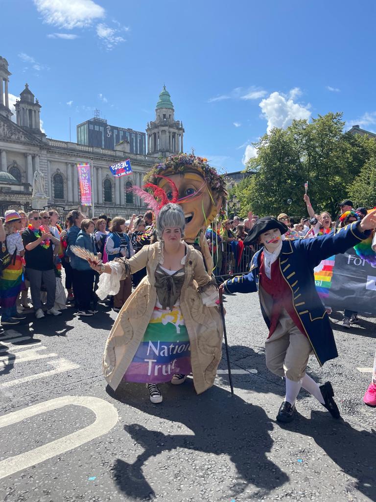 Proud to be back <a href="/belfastpride/">Belfast Pride</a> #NTPride #BelfastPride <a href="/nationaltrust/">National Trust</a>