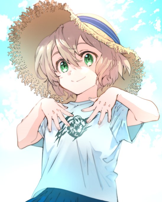 「cloud sun hat」 illustration images(Latest)｜4pages