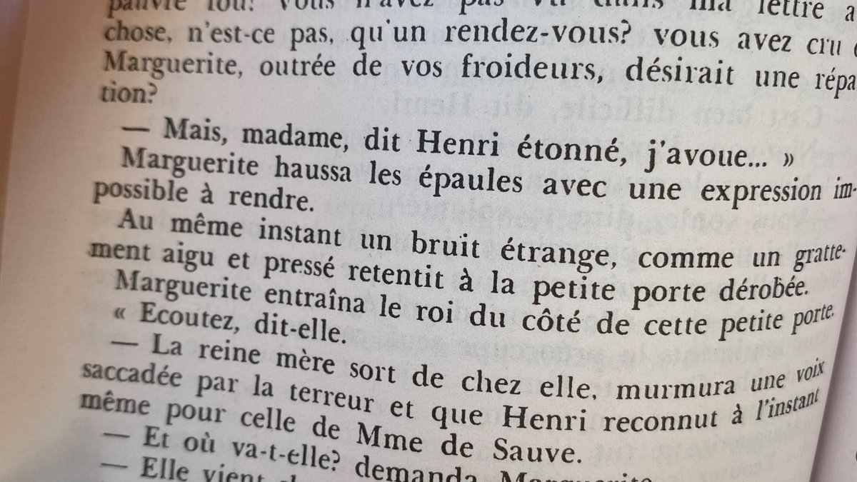 christian_r's tweet image. Quand la littérature rend les armes : Marguerite haussa les épaules avec une expression impossible à rendre.

#dumas #lareinemargot #étélecture