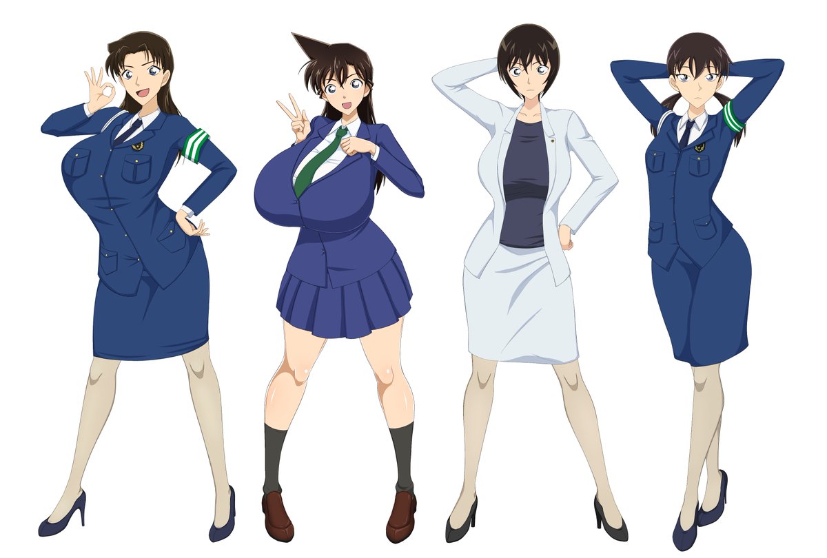 色塗り方法変えちゃったけど等身は出来る限り同じになるようにしてはいる。
してはいるのだけど並べるとマジでデカすぎて草生える。 