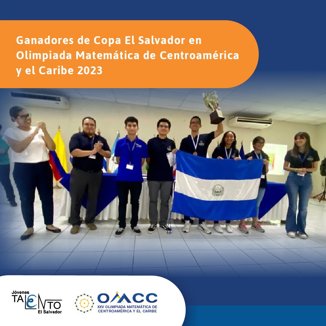 PJOVENESTALENTO's tweet photo. 𝗠𝗲𝗱𝗮𝗹𝗹𝗮 𝗱𝗲 𝗽𝗹𝗮𝘁𝗮 𝘆 𝗱𝗼𝘀 𝗺𝗲𝗱𝗮𝗹𝗹𝗮𝘀 𝗱𝗲 𝗕𝗿𝗼𝗻𝗰𝗲 𝗽𝗮𝗿𝗮 𝗘𝗹 𝗦𝗮𝗹𝘃𝗮𝗱𝗼𝗿 𝗲𝗻 𝗹𝗮 𝗢𝗹𝗶𝗺𝗽𝗶𝗮𝗱𝗮 𝗠𝗮𝘁𝗲𝗺á𝘁𝗶𝗰𝗮 𝗱𝗲 𝗖𝗲𝗻𝘁𝗿𝗼𝗮𝗺é𝗿𝗶𝗰𝗮 𝘆 𝗘𝗹 𝗖𝗮𝗿𝗶𝗯𝗲.

¡Muchas felicidades a nuestra delegación por su destacado desempeño! https://t.co/YLdjiTmTSg