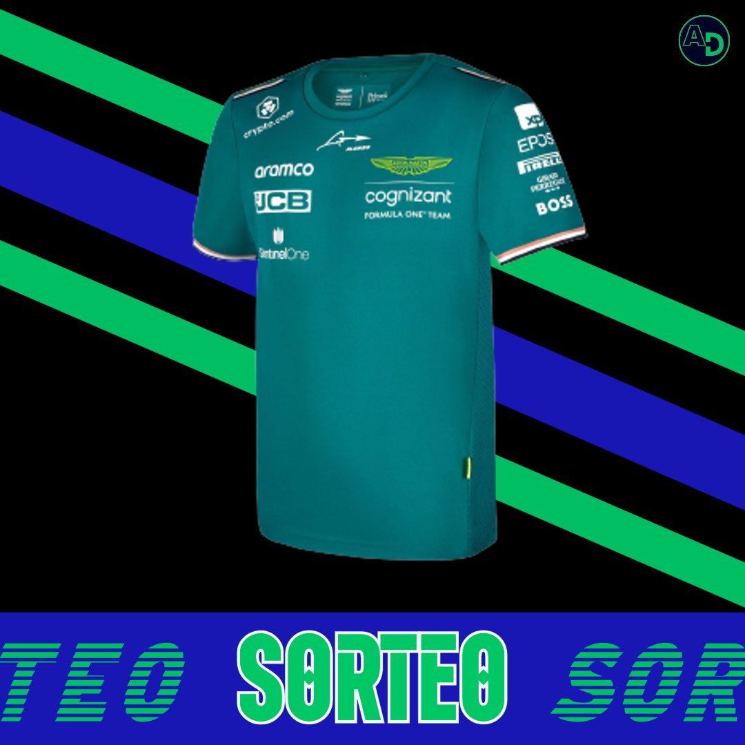 🎁 𝐒𝐎𝐑𝐓𝐄𝐎 𝐂𝐀𝐌𝐈𝐒𝐄𝐓𝐀 𝐀𝐋𝐎𝐍𝐒𝐎

🥳 Con motivo del cumpleaños del Nano, sorteamos su camiseta.

📌 Por cada 200 RT sortearemos una camiseta de Aston Martin con el 𝟏𝟒 a la espalda.

⚠️ Condiciones para participar:

1️⃣ RT 
2️⃣ SEGUIRNOS

🍀 ¡Mucha suerte!
