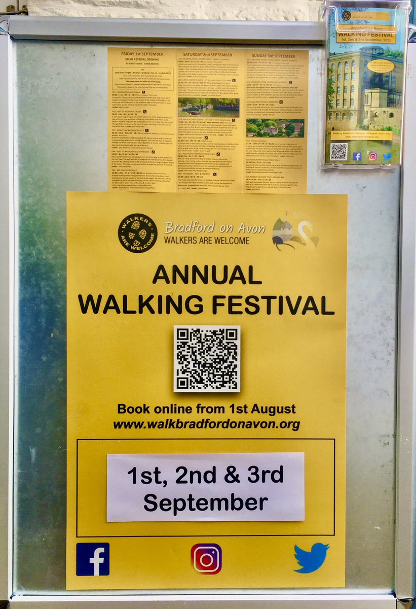walkboa's tweet photo. Bookings for this year’s Bradford on Avon Walking Festival open at 8am on Tuesday 1st August.#walkingfestivalsuk #BradfordonAvon #visitwiltshire #ExploreBoA #walkersarewelcome #ramblers #walking https://t.co/L9aKFawa5g