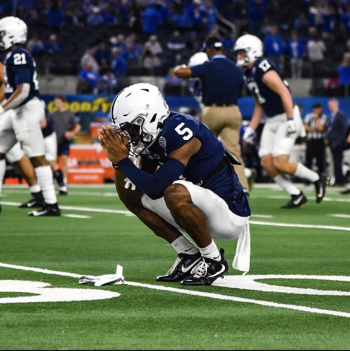 #AGTG I am blessed to receive a offer from The University of Penn State⚪️🔵 #Weare @coachjfranklin @coachmhagans @shadrich80 @CalvinLowry @SachseStangs @DSwan7
