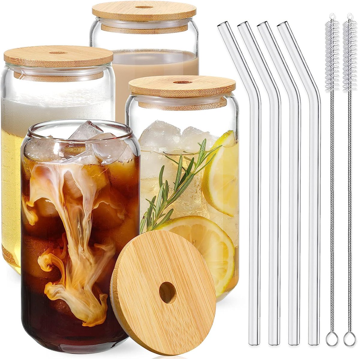 dealsbounty's tweet image. Drinking Glasses with Bamboo Lids and Glass Straw 4pcs Set - 16oz for $19.97 (Reg $28.79)
Click here to purchase: amzn.to/47bWhGA

#DrinkingGlasses #Glassware #HomeBarEssentials #BestDeal #DealOfTheDay #TopDeal #GreatDeal #AmazingDeal #SpecialOffer #DiscountDeal