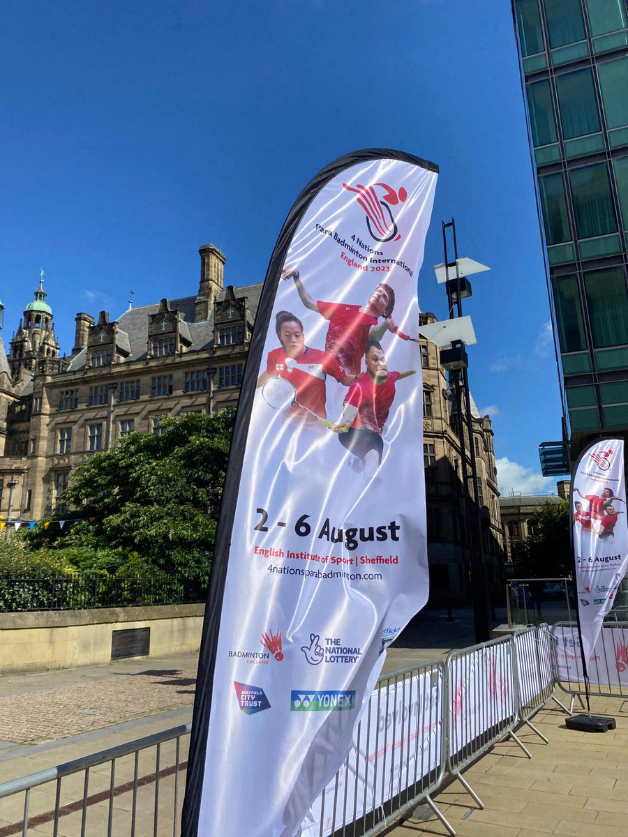 BadmintonEnglnd's tweet photo. 🎉🏸What an amazing day filled with badminton fun at Millennium Square Sheffield!

Missed the chance? Head to the English Institute of Sport Sheffield, 2-6 August to watch the 4 Nations Para Badminton International! 

🎫 https://t.co/Uk5hUyUmnJ https://t.co/lBcAQgUgs8