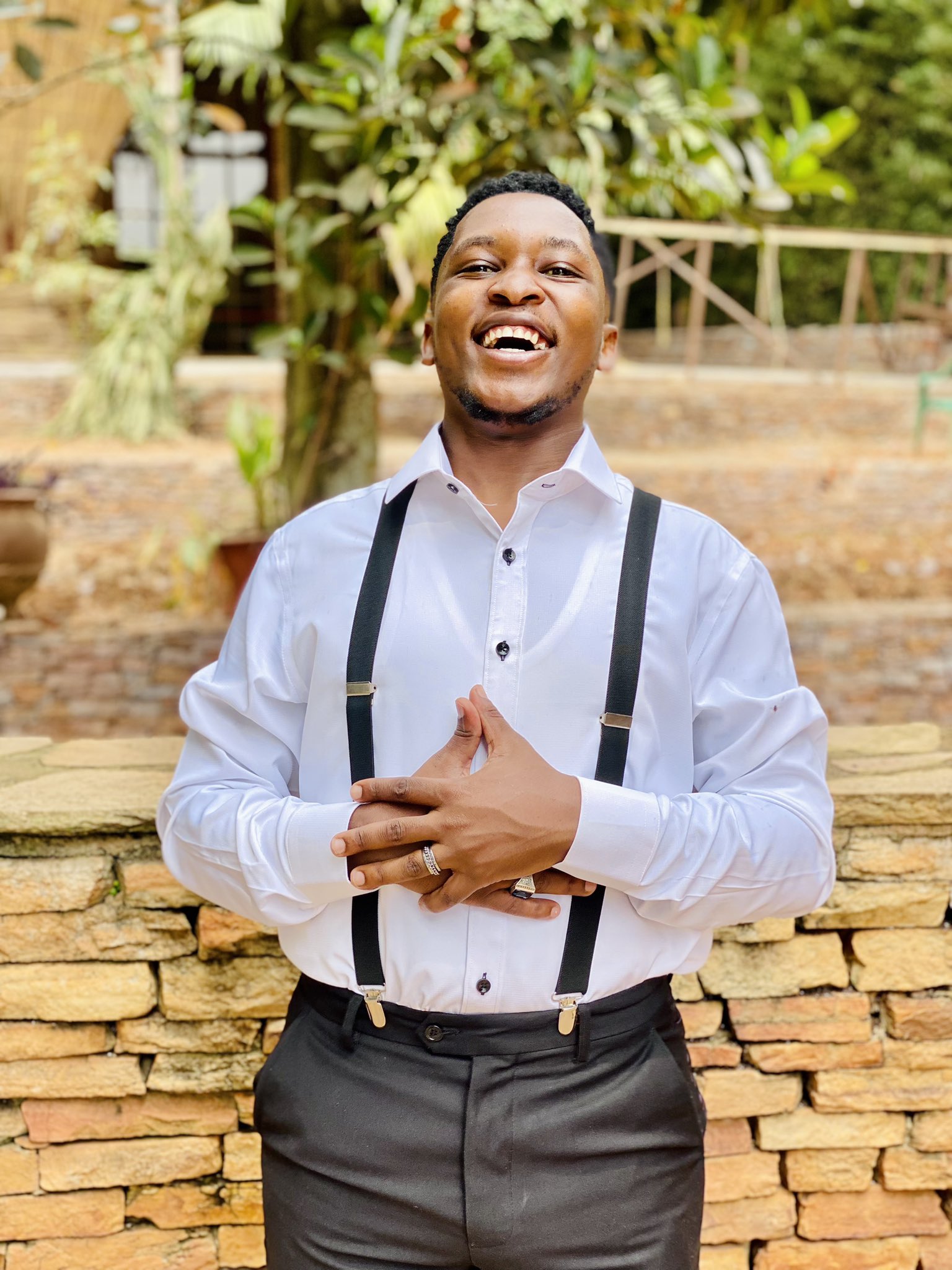 Mens wedding top attire suspenders