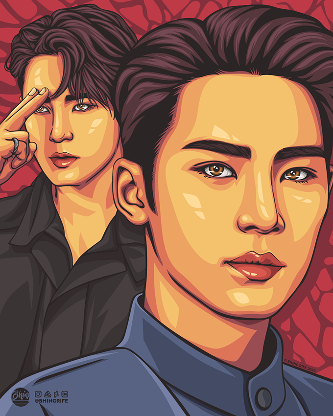 RifeBhing's tweet photo. MINGYU (Seventeen) Fanart

#MINGYU #SEVENTEEN #fanart  #illustration https://t.co/odzLapygps