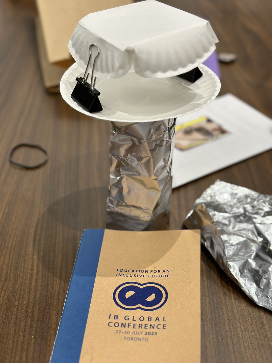 ajoytoteach's tweet image. Making Agency: Creating a School Culture of Innovation is bringing the fun already this morning! We were challenged to create prototypes of something to remove pollution from water! Check out our group’s prototype! #IBGC2023 #makingagency #ibpyp #ibmyp #ibdp @McLemoreAve
