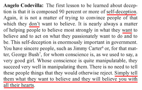 @bkaydw @RealMonkeyCat #FoxNews and #RepublicansLieAboutEverything. They know their base will largely accept the #deception without checking whether it's true or not. They believe what they WANT to think is true. #Propaganda See: Angelo Codevilla, in 'And Reality Be Damned' shorturl.at/bmzMP