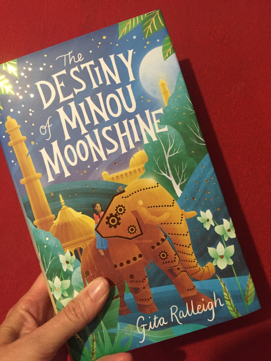 Just read: The Destiny of Minou Moonshine, by Gita Ralleigh. An absolutely enchanting children's story set in an alternative steampunk India. A heroine to love, elephants real & mechanical, a lost jewel, rebellion against a wicked general, it's pacy & fun & gorgeously written.