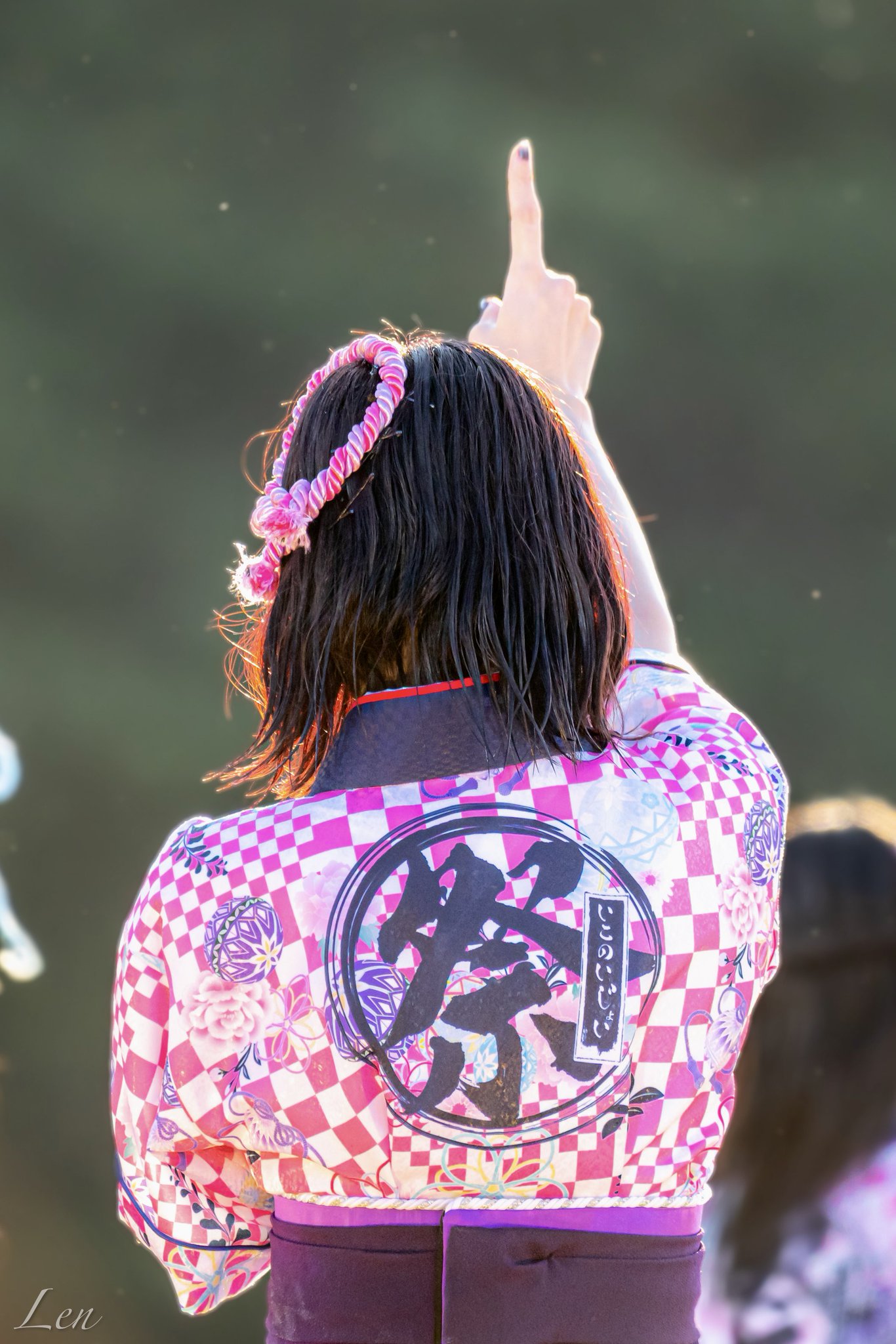 イコラブ 野口衣織 直筆 イコノイジョイ2023 イコラブ 野口衣織 イコノイジョイ2023衣装 チュウ 直筆