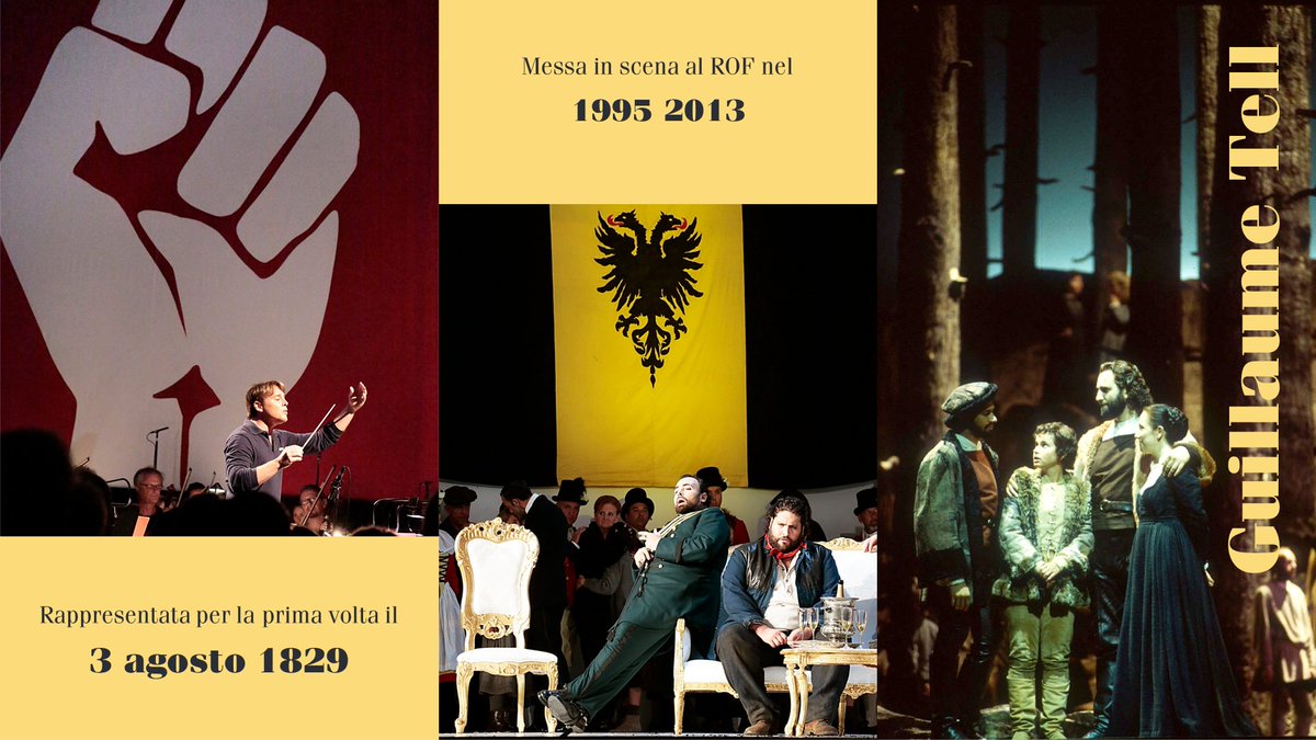 Rof_Pesaro's tweet photo. 🎂 Oggi Guillaume Tell compie 194 anni!
Al ROF ha debuttato nel 1995, produzione di Pier Luigi Pizzi diretta da Gianluigi Gelmetti con Michele Pertusi. Nel 2013 Graham Vick firma una nuova regia con Michele Mariotti sul podio e @NicolaAlaimo come protagonista.
#ROFTell https://t.co/OH92EMsEpY