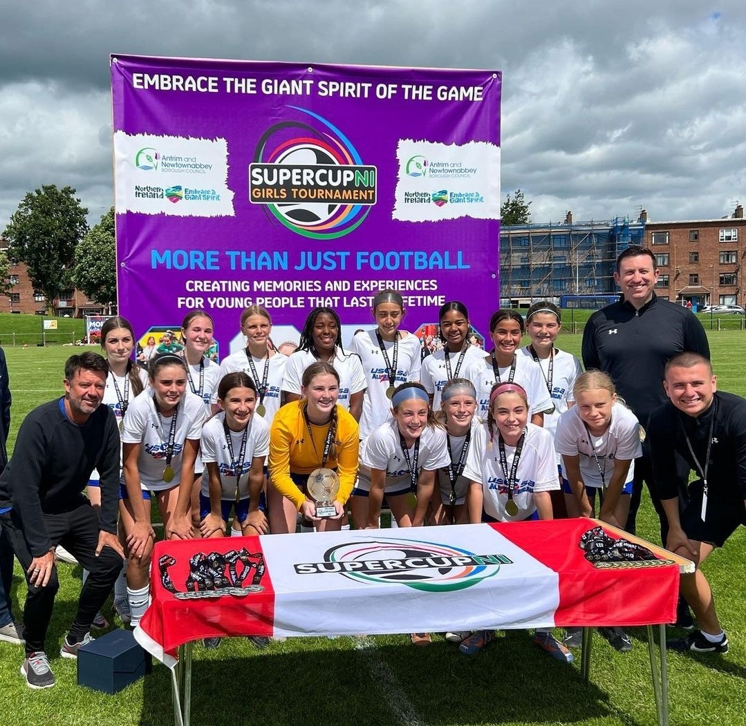 avary_collins's tweet photo. I had a great experience representing @SoccerUSS &amp; @dallas_surf at @SuperCupNI. In the Junior division we came in 3rd place taking home the globe! A big shout out to my parents, coaches, family &amp; friends for all of your support. Until next time Ireland ✌🏾! #26  #CollinsCrew 💜⚽️ https://t.co/iHu7gDn4Qn