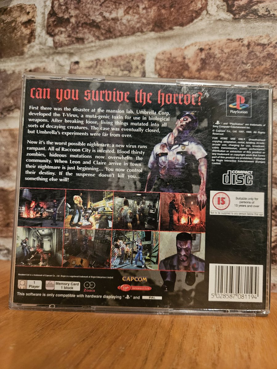R_Revivalgames's tweet photo. #ResidentEvil2 I experienced this on the #n64 as a kid.scariest gane on the N64???

#CAPCOM #sony #ps1 #playstation1 #resi #residentevil #retro #retrogamer #retrocollective #retrocollector #gamer #gaming https://t.co/L9ZFtJ1iE5