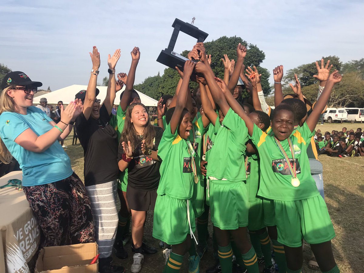 And the winners … Nkonyane Primary. @FootballNoAhFAN @DreamfieldsP